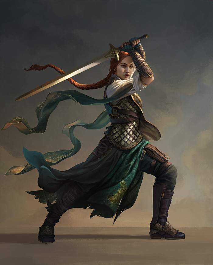 Zia — warrior-mage